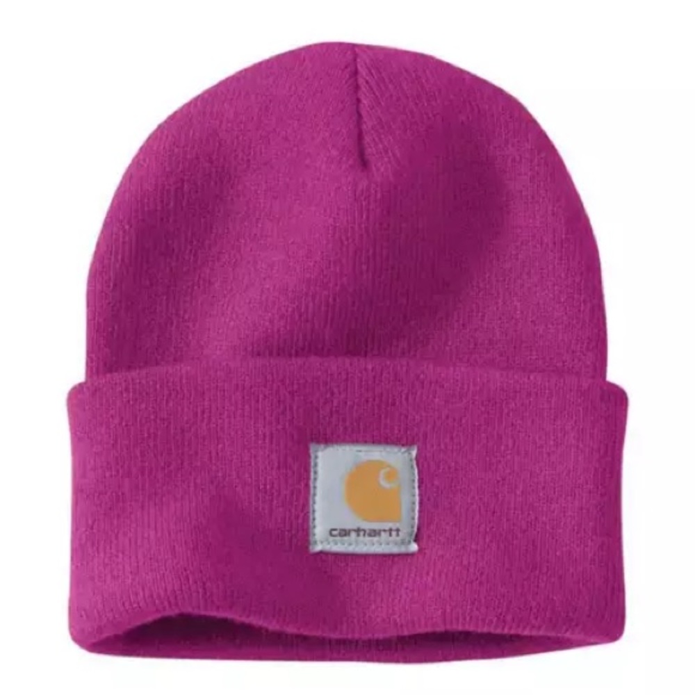 🎉3X HP🎉Carhartt Magenta Knit Cuffed Beanie - NEW!